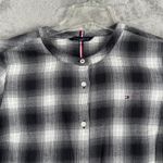 Tommy Hilfiger  Shirt Dress Plaid Long Sleeve Casual Campcore Cabincore Size XS‎ Photo 3