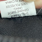 Me.n.u Suede Zipper Bag with Rhinestones in the shape of a horse. 9” x 7” Black Photo 4