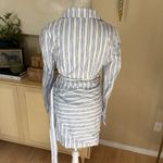 Majorelle  Miranda‎ Mini Wrap Dress in Blue Picnic Size Small Photo 5