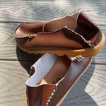 Venus New-  Celia Women's Comfort Flexible Brown Driving Loafers Size 7.5 Photo 2