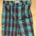 Urban Outfitters  Plaid golf pants size 6 green blue y2k no doubt Photo 1