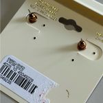 Versona NEW  Sparkling Rose Gold-Rhinestone Martini Earrings Photo 2