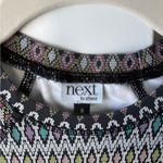 Next Multicolor Patterned Long Sleeve Coverup Pink Photo 2