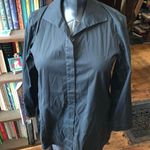 Lafayette 148  black flowy button down P/XS minimalist tunic Photo 2