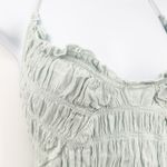 Free People Womens Hooked On You Halter Top Tie Back Size L Ice Polar Blue Photo 4