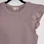 Moa Moa  Ribbed Pink Tank Top Size Medium Photo 4