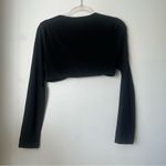 Princess Polly Beccy Black Cropped Cut Out Long Sleeve Top 8 Photo 8
