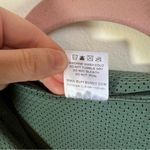 Buffbunny Collection ✨ BuffBunny Women’s Green Perforated Zip Up Hoodie Large Photo 3