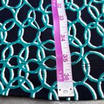 Banana Republic  Sleeveless Drape Front Dress Womens Medium Geometric Print Midi Photo 10