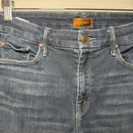 Mother High Waisted Looker Ankle Fray Women's 29 Indigo Stretch Skinny Jeans Blue Photo 1