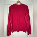 Sundry  Bright Pink Sweater Size Small‎ Polyester Blend Photo 2