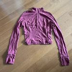 Lululemon Cropped Quarter Zip Long Sleeve Photo 0