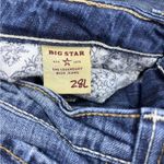 Big star  “Maddie boot” mid rise fit Classic Blue Boot Cut Jeans Sz 28 Long Photo 3