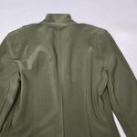 Norma Kamali  Single Breasted Fishtail Mini Dress in Military Photo 10