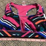 FILA Sport Performance Racerback Pink Black Blue White Sports Bra Size XS Photo 3