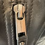 LeatherCult Womens Black Napa Leather Zip Moto Jacket Size XL EU 42 Insulated Photo 3