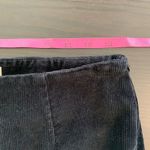 LLBean Black Corduroy Pants Womens 8 Regular Straight Leg Casual Comfort Retro Photo 5