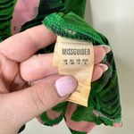 Missguided  Green/Pink Palm Sleeveless Dress Women's Size 4 Photo 2