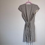 Brandy Melville John Galt  Tan Ditsy Floral Mini Wrap Dress Womens S Fall Classic Photo 1