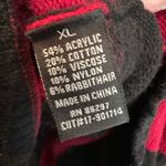 BCBGMAXAZRIA Vintage Y2K Rabbit Hair Knit Bedazzled Long Hooded Sweater Size XL Photo 11