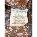 Cruel Girl  Floral Print Pearl Snap Western Long Sleeve Shirt Brown Pink Women XL Photo 9
