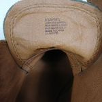 Lucky Brand  Mickie Grey Suede Heeled Buckle Booties Photo 9