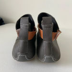 NEW | Women’s ankle Velcro strap fashion boots — size 10.5 Gray Photo 2