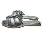 Seychelles  Shades of Cool Silver Women’s Flat Leather Sandals Size 7.5 NIB Photo 7