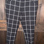 Ann Taylor  LOFT Women's Sz 10 Marisa Skinny Dress Pants Leggings Black White Photo 0