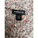 Torrid Boucle Knit Open Front Longline Cardigan Sweater Pockets Plus Sz 4 Photo 3