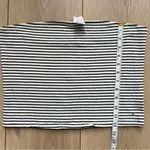 American Eagle  NWT Striped Smocked Tube Top Black and White Stripes Size XL Photo 8
