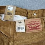 Levi's NWT 94 Baggy Corduroy Jeans Womens 24x31 Brown Pants Mid Rise Straight Leg Photo 5