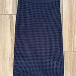 Theory New!‎  Textured Crochet Skirt Navy Blue Sz Small $325 Photo 0