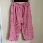 kim rogers Vintage strawberry linen pants Photo 3