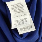 DKNY  Midi Dress Size Small NWT Side-Tie Short Sleeve Stretch Casual Royal Blue Photo 12