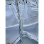 ZARA  Wide Leg Jeans Hi-Rise Cropped White‎ Denim Size 6 Photo 6