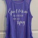 Athletic Works  Disney‎ Epcot Mom Purple Tank Top Size Large Photo 0