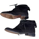 Michael Kors Kors Black Leather Peter Pan Moto Boots Photo 1