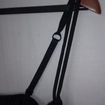 Intimate Attitudes 1X Lilac Embroidery on Black Negligee Sleep Top Plus Purple Photo 4