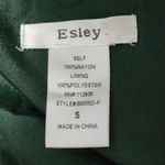 Esley  Collection green plaid surplice dress size small Photo 5