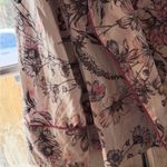 Victoria's Secret Victoria Secret Pink Tie Front Mini Robe with Floral Accents Size Medium Photo 3