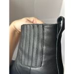 J.Crew Black Leather Chelsea Western Boots size 7 Photo 4