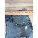 Levi's 501 Premium Womens 27 Distressed Denim Shorts Button Fly Light Wash Raw Photo 10