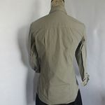 R Jeans Women's Military Style Button Shirt Made in Italy Green Size XS Photo 3
