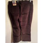 L.A. Blues  Vintage Corduroy Pants Wilshire Wide Leg Stretch Chocolate Womens 24W Photo 1
