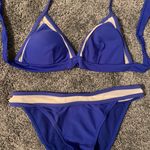 Pretty Little Thing Blue Mesh Bikini Photo 2