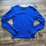 Ghanda Women's Royal Blue Quinn Long Sleeve Top 100% Cotton Size 8 Photo 0