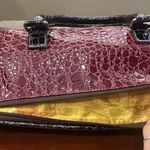 Burgundy leather hand bag Samantha Brown Red Photo 4