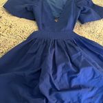 Banana Republic  Royal Blue cut out plunging neck line dress women’s size 2 Photo 5