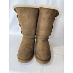 UGG  Tall Women's Bailey Button Triplet Chestnut Brown Boots Size 5 Photo 2
